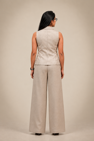 Asymmetric Vest Co-ord Set
